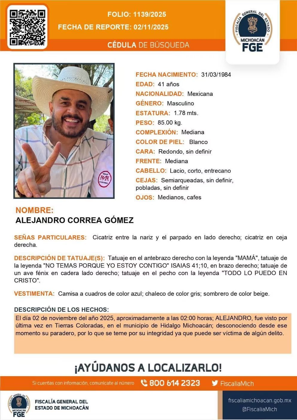Imagen de Otro alcalde desaparecido en Michoacan 